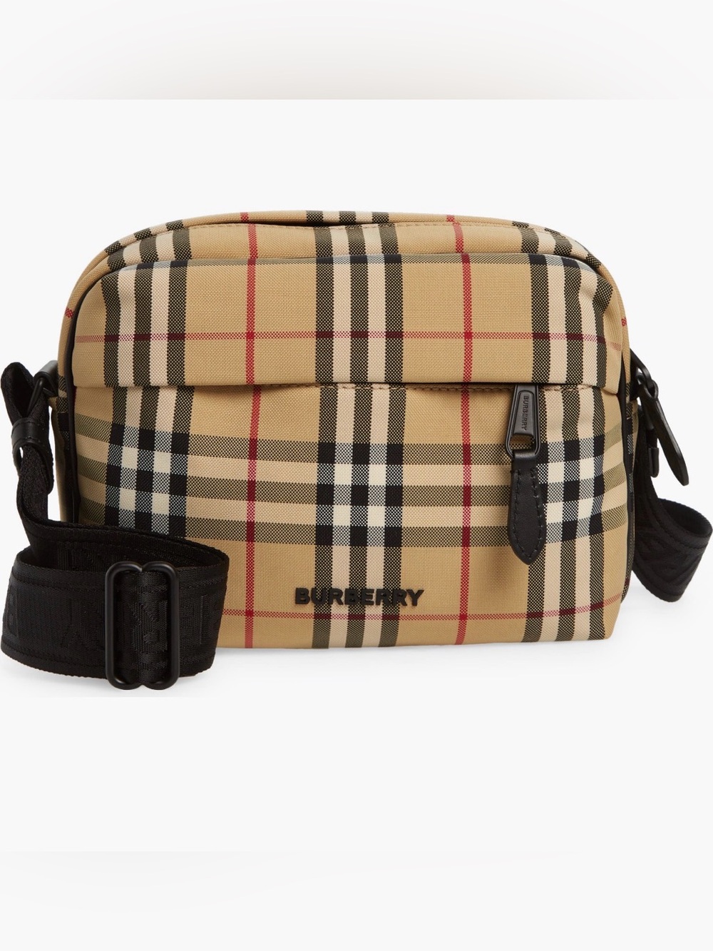 NWT Burberry Paddy Vintage-check Messenger Crossbody bag in Archive Beige Unisex